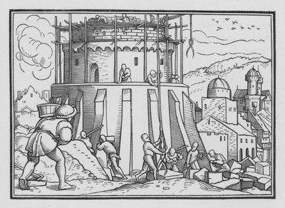 La Tour de Babel, Genèse XI, 4 - Hans after Holbein the Younger