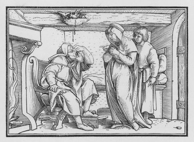 Tobie devient aveugle, Tobie II, 10 - Hans after Holbein the Younger