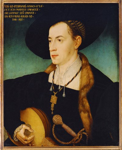 Matthaeus Schwarz, banquier, partenaire de la famille bancaire Fugger d