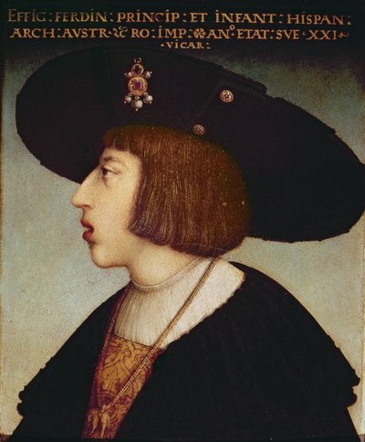 Portrait de Ferdinand I, Saint Empereur romain - Hans or Johan Maler