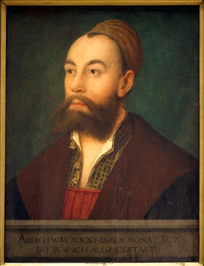 Portrait du banquier Anton Fugger - Hans or Johan Maler