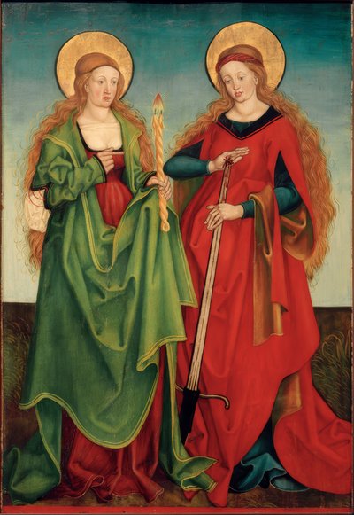 Les saintes Geneviève et Lucie - Hans und Jakob Strüb