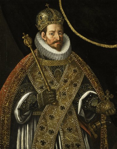 Portrait de Matthias 1557-1619, Empereur du Saint-Empire romain germanique, c. 1610 - Hans von Aachen