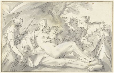 Vénus au milieu des arts et des sciences - Hans von Aachen