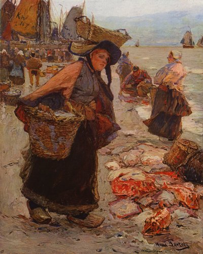 Marché aux poissons néerlandais - Hans von Bartels