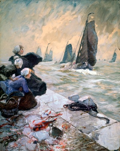 Les femmes de pêcheurs, 1896 - Hans von Bartels