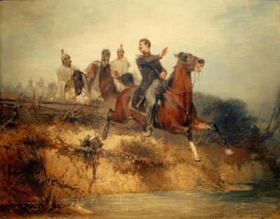 Scène des guerres de libération - Hans von Marées