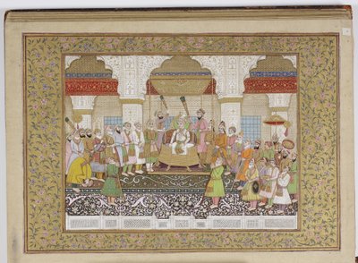 Album de généalogie dynastique moghole, 1855 - Haqim Ahasan Ullah Khan