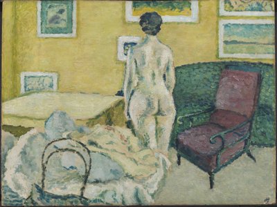 Intérieur avec nu debout - Harald Giersing