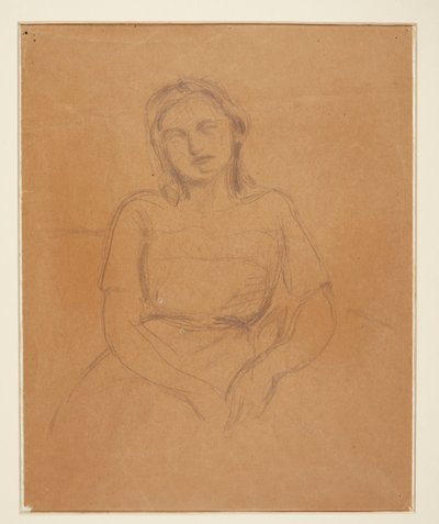 Jeune fille assise - Harald Giersing
