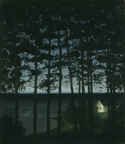 Cottage de pêcheur, 1906 - Harald Oscar Sohlberg