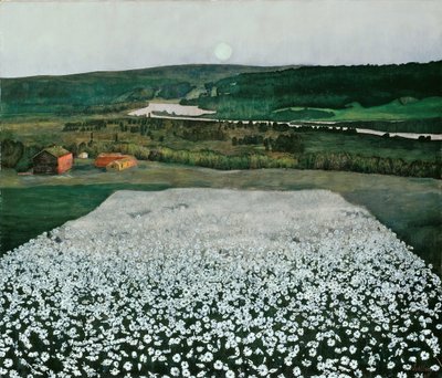 Prairie fleurie dans le Nord - Harald Oscar Sohlberg