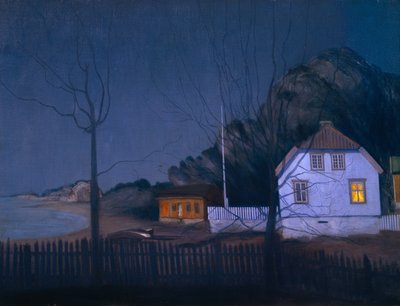 Le manoir et le petit propriétaire - Harald Oscar Sohlberg
