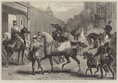 Arrivées pour le Salon du Cheval à l