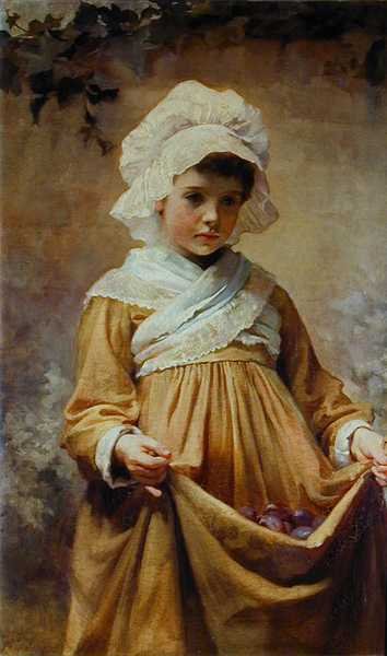 Récolte de prunes - Hariette Sutcliffe