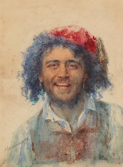 Autoportrait en baron gitan - Harlamov