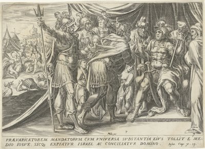 Acan devant Josué - Harmen Jansz Muller
