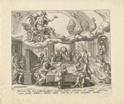 La planète Mercure et ses enfants - Harmen Jansz Muller