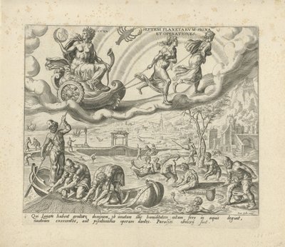 Luna, la lune, et ses enfants (Les sept planètes) - Harmen Jansz Muller