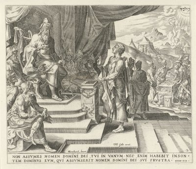 Devant le juge, un homme jure par Dieu - Harmen Jansz Muller