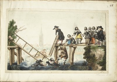 Le pont cassé - Harmen ter Borch