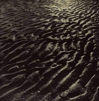 ... le sable de mer côtelé, Coleridge (photo n/b) - Harold Burdekin