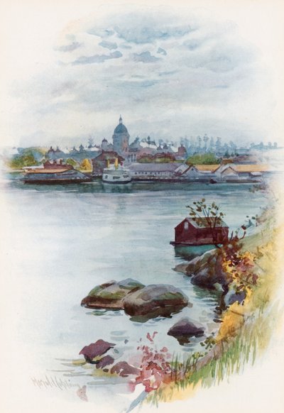 Vue de la Chambre du Parlement, Victoria, Colombie-Britannique - Harold Copping