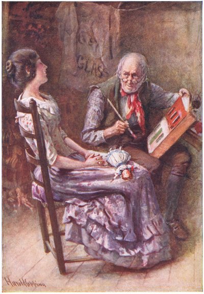 Caleb Plummer et sa fille aveugle, illustration pour 