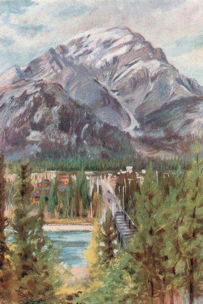 Montagne Cascade, Banff - Harold Copping