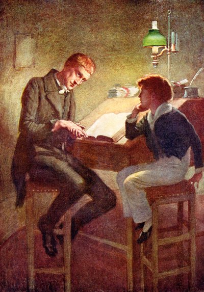 David Copperfield et Uriah Heep, illustration pour 