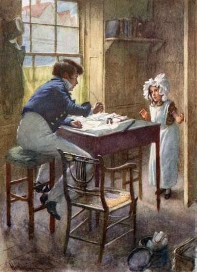 Dick Swiveller rencontre la Marquise - Harold Copping