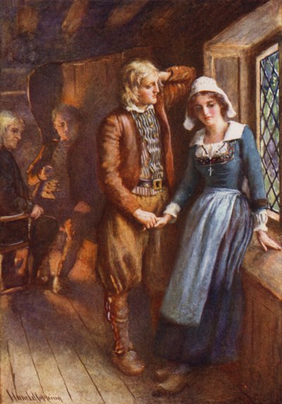 Gabriel et Evangeline - Harold Copping