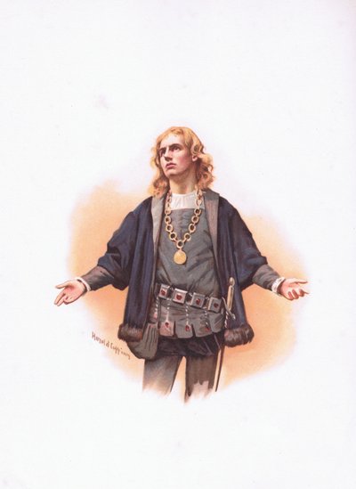 Hamlet, illustration de Hamlet - Harold Copping