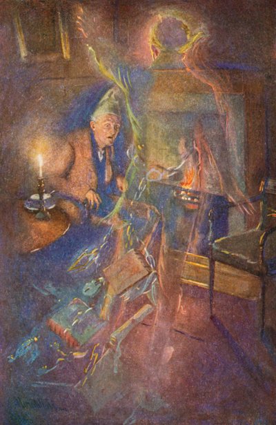 Illustration pour Un chant de Noël de Charles Dickens - Harold Copping