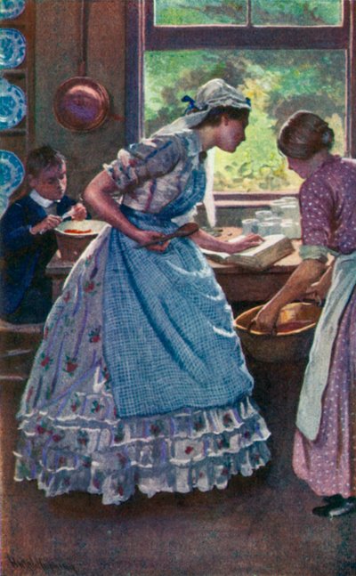 Illustration pour Bonnes épouses par Louisa M. Alcott - Harold Copping