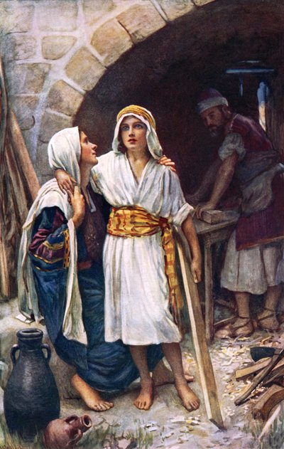 Jésus-Christ avec Marie - Harold Copping