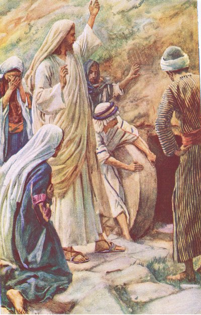 Jésus ressuscite Lazare d