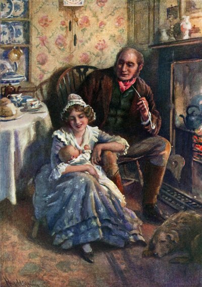 John et Dot Peerybingle - Harold Copping