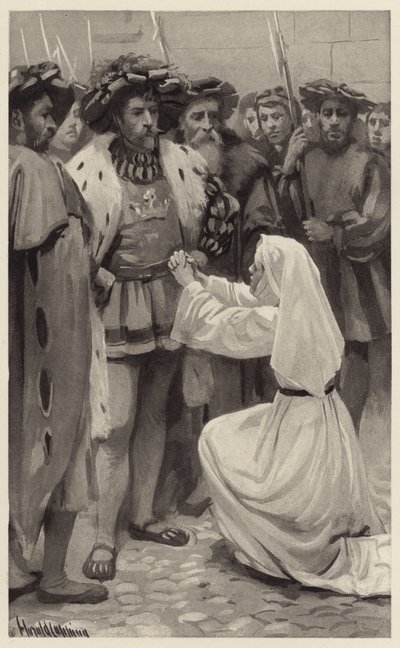 Justice, Très Noble Duc ! - Harold Copping