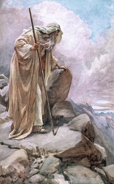Moïse sur Pisgah - Harold Copping
