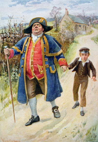 M. Bumble et Oliver Twist, illustration pour 