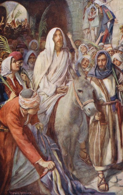 Nouveau Testament : "Hosanna au Fils de David" - Harold Copping