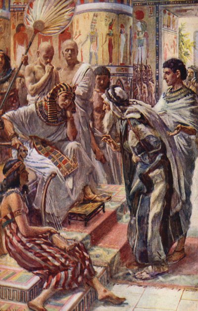 Ancien Testament : Jacob devant Pharaon - Harold Copping