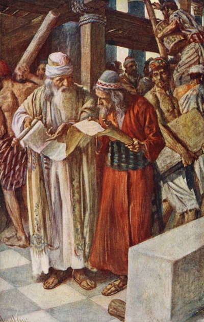 Ancien Testament : La découverte du livre - Harold Copping