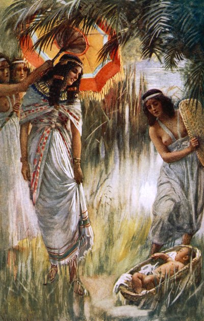 La fille de Pharaon - Harold Copping