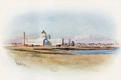 Regina, Saskatchewan, la nouvelle maison du Parlement en cours de construction - Harold Copping