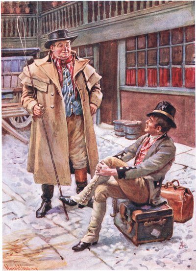 Sam Weller et son père, illustrations pour 