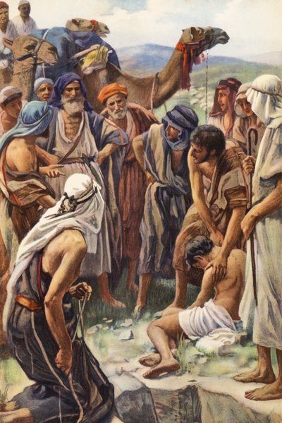 La vente de Joseph - Harold Copping