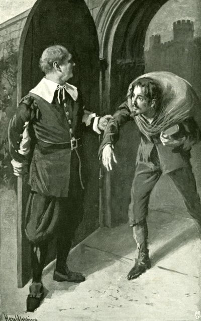 La porte du guichet - Harold Copping