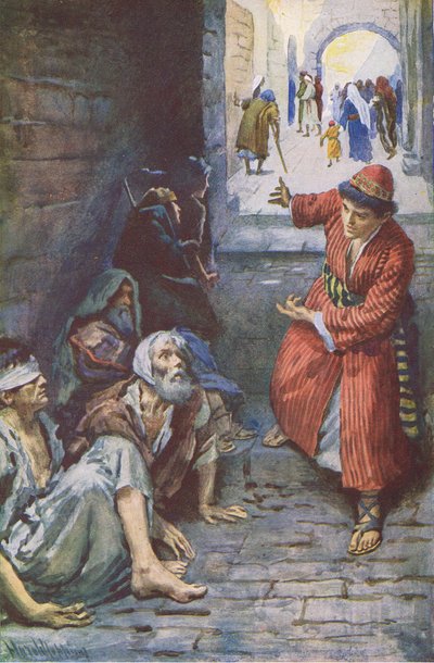 La grande invitation, illustration de Harold Copping Pictures: The Crown Series, vers 1920 - Harold Copping